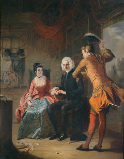 Scene in the Paris Shop from A Sentimental Journey, 1841 by William Powell Frith